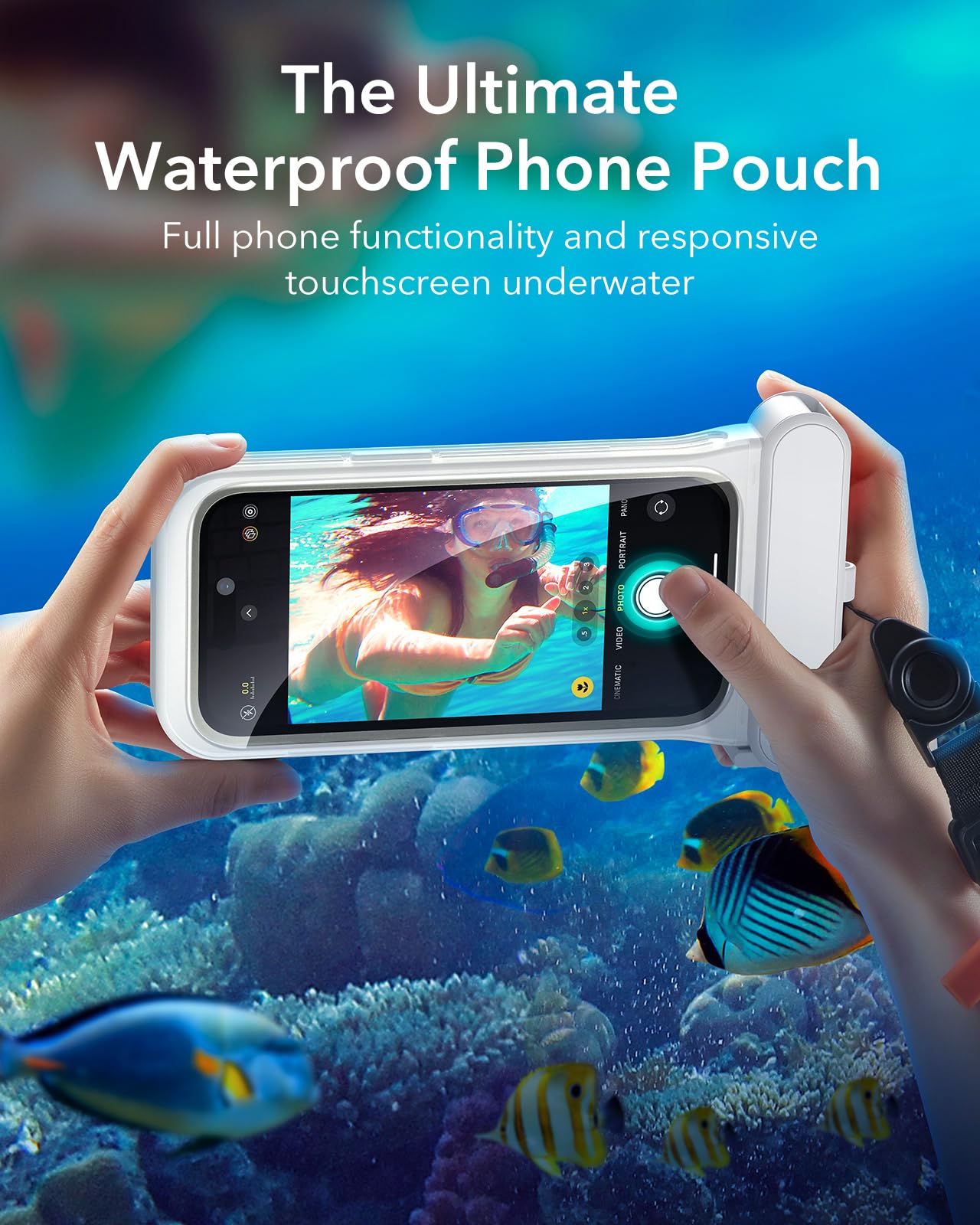 Foto 4 pulgar | Funda Impermeable Esr Para Iphone 13/14/15 Pro, Paquete De 2 - Venta Internacional.