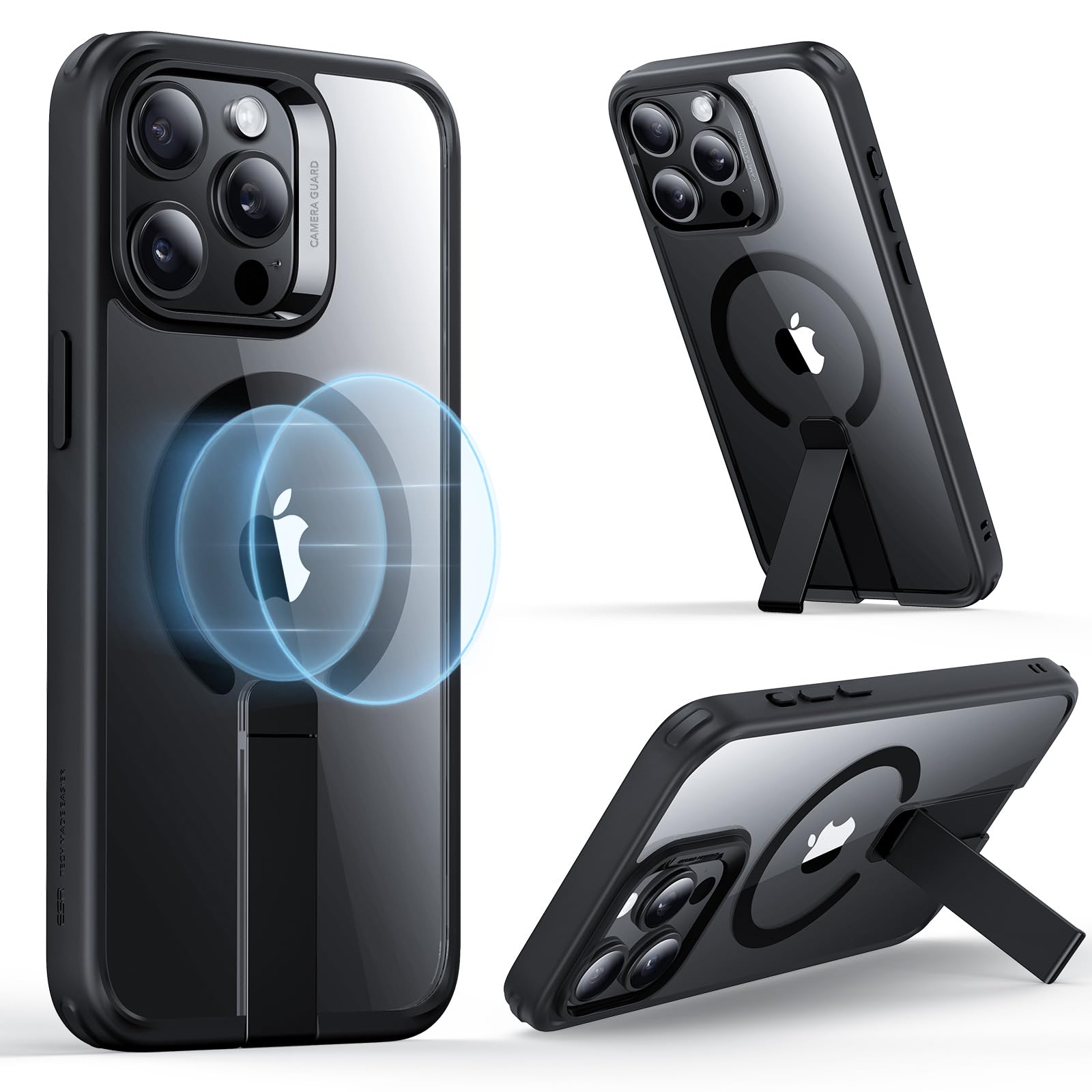 Foto 2 pulgar | Funda De Teléfono Esr Para Iphone 15 Pro Con Magsafe, Soporte Transparente - Venta Internacional.