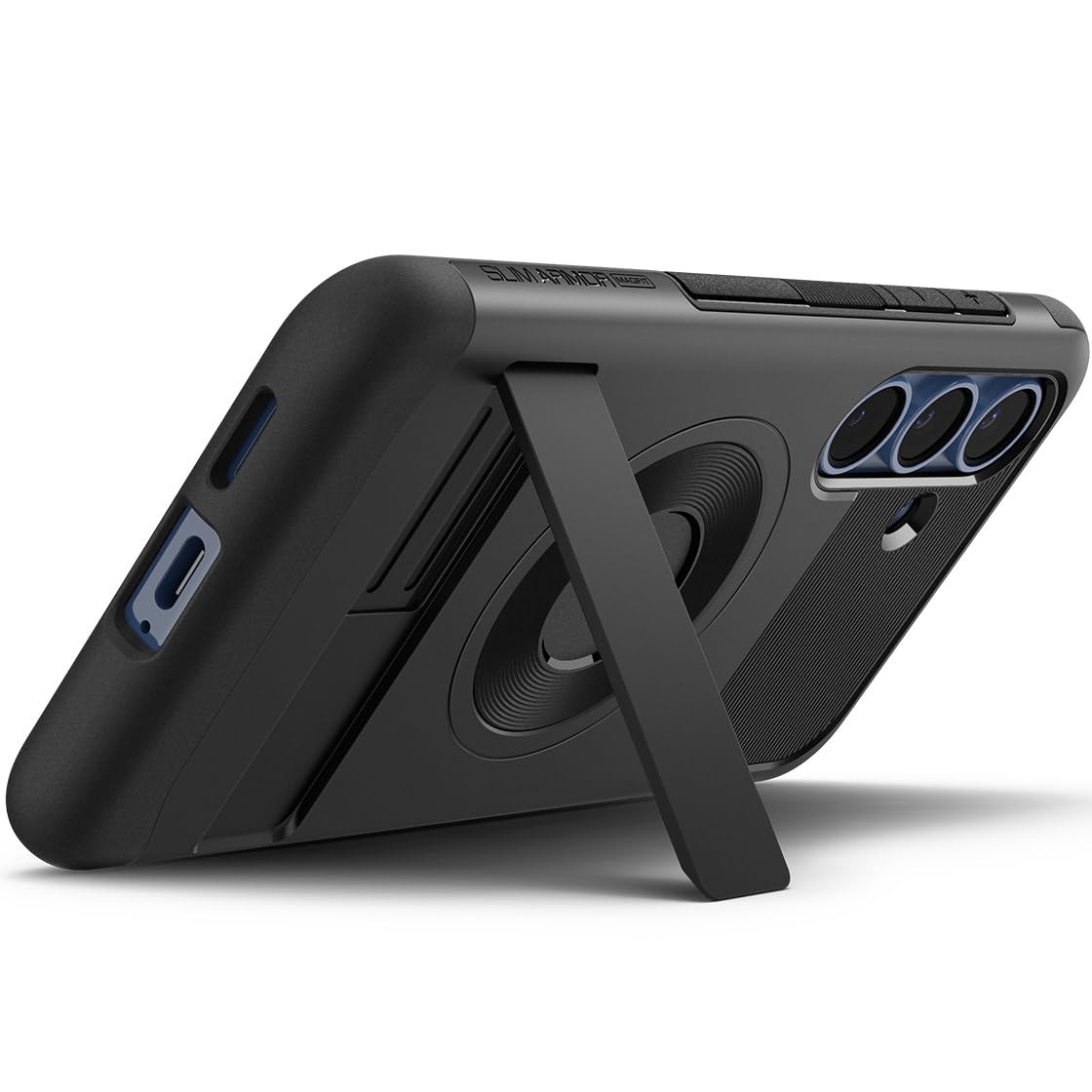 Foto 3 pulgar | Funda De Teléfono Spigen Slim Armor Magfit Para Galaxy S25 Plus Negra - Venta Internacional.