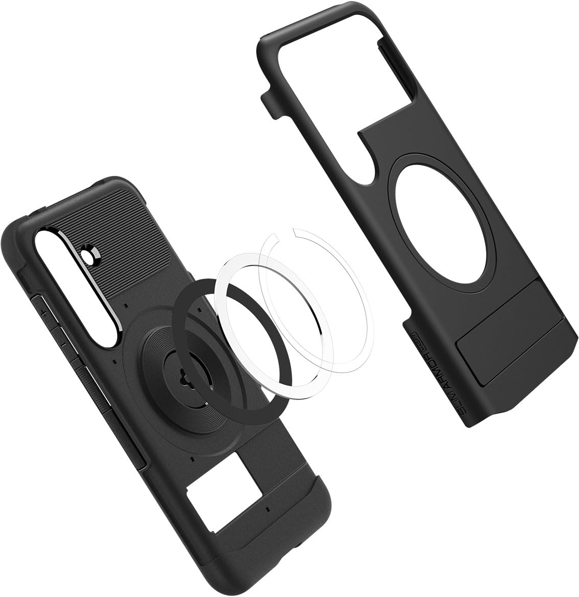 Foto 4 | Funda De Teléfono Spigen Slim Armor Magfit Para Galaxy S25 Plus Negra - Venta Internacional.