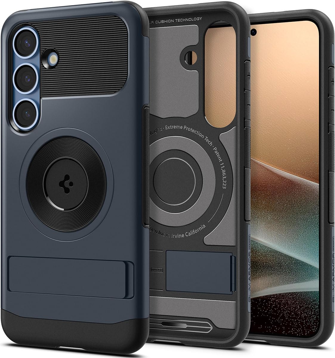 Foto 2 pulgar | Funda De Teléfono Spigen Slim Armor Magfit Para Galaxy S25 Plus - Venta Internacional.