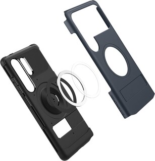 Foto 5 | Funda Spigen Slim Armor Magfit Para Galaxy S25 Ultra Metal Slate - Venta Internacional.
