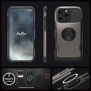Foto 6 | Funda Para Iphone Spigen Slim Armor Magfit, De Grado Militar, Color Bronce - Venta Internacional.