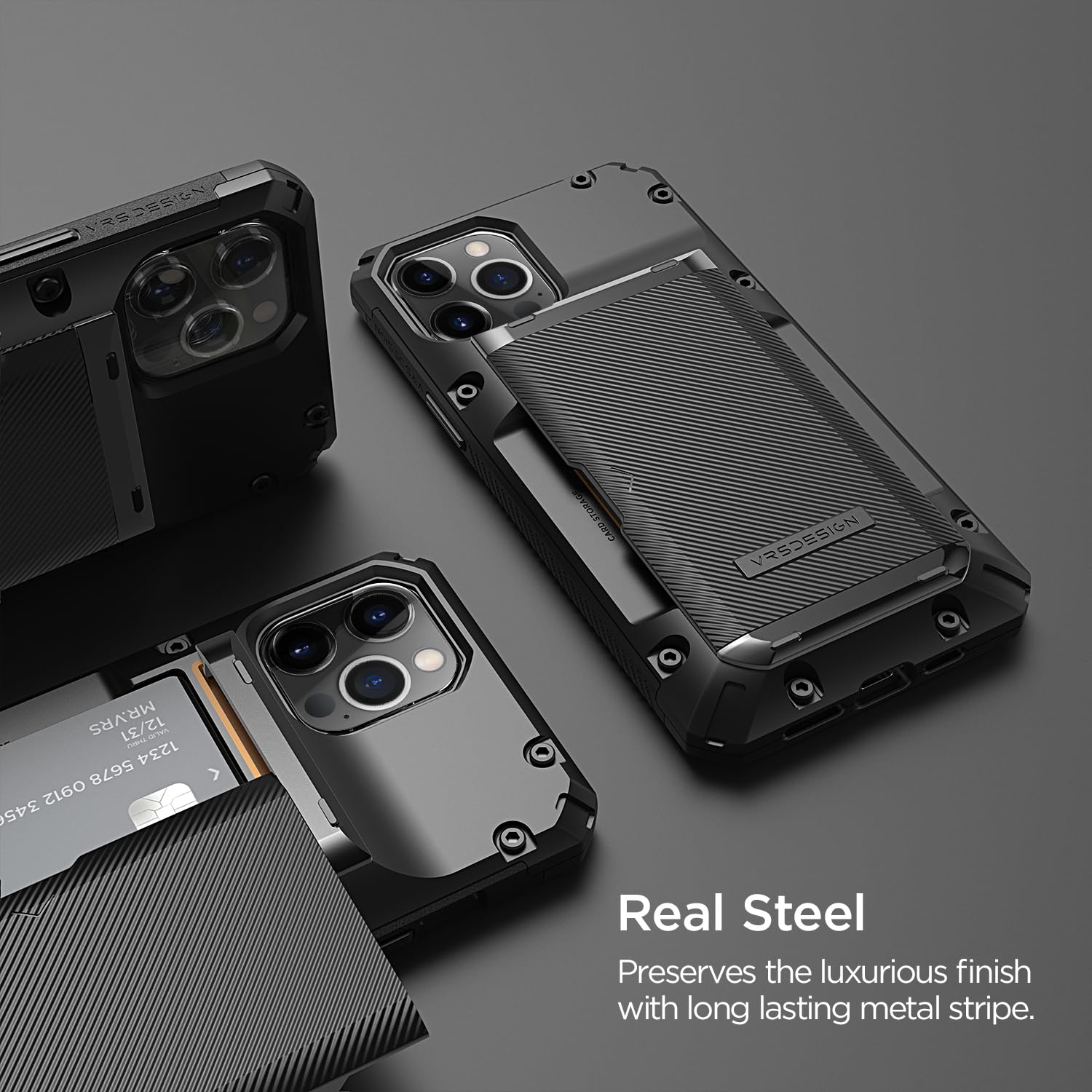 Foto 5 pulgar | Funda De Teléfono Vrs Design Damda Glide Pro Para Iphone 12 Pro Max - Venta Internacional.