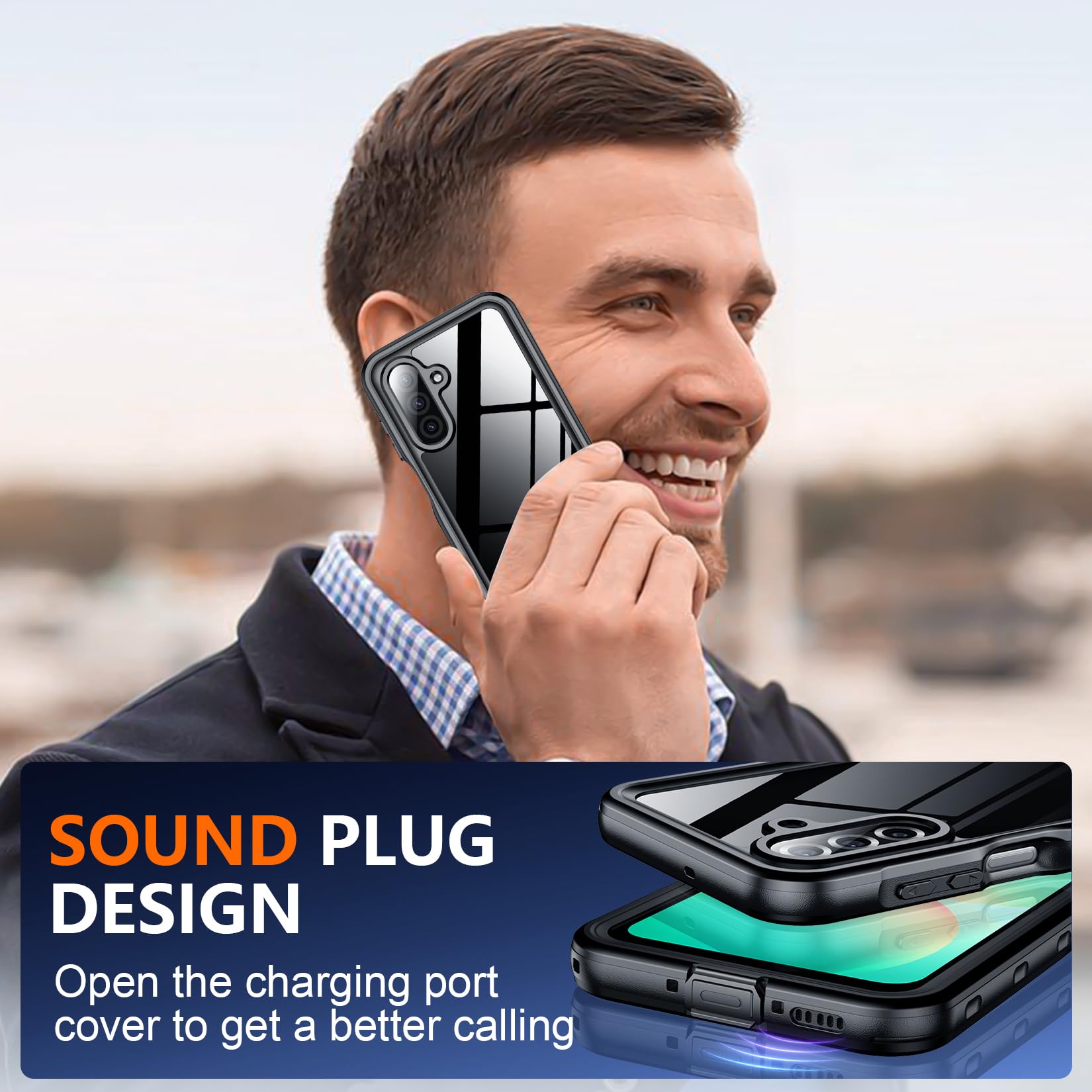 Foto 7 pulgar | Funda De Teléfono Spidercase Para Samsung Galaxy A26 5g A Prueba De Agua - Venta Internacional.