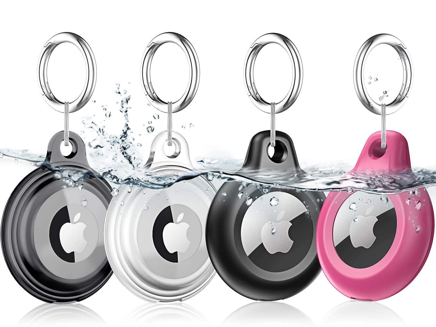 Foto 1 | Soporte Para Airtag Lanteso, 4 Unidades, Impermeable Y A Prueba De Golpes Para Apple - Venta Internacional.