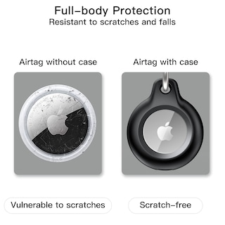 Foto 4 | Soporte Para Airtag Lanteso, 4 Unidades, Impermeable Y A Prueba De Golpes Para Apple - Venta Internacional.