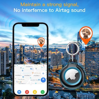 Foto 7 | Soporte Para Airtag Lanteso, 4 Unidades, Impermeable Y A Prueba De Golpes Para Apple - Venta Internacional.