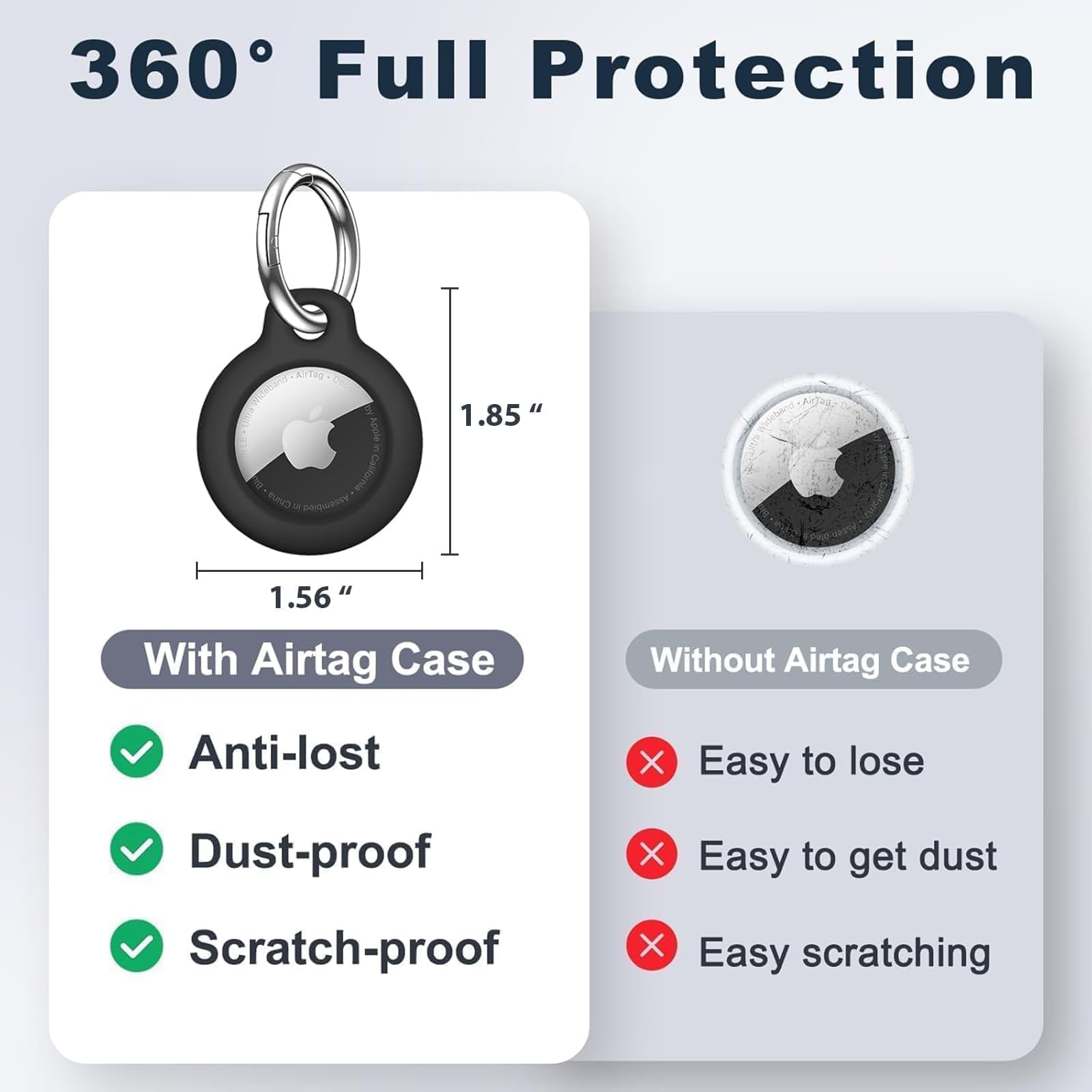 Foto 4 | Funda Portairtags Molosleeve Con Llavero Para Apple Airtags - Venta Internacional.