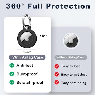 Foto 4 | Funda Portairtags Molosleeve Con Llavero Para Apple Airtags - Venta Internacional.