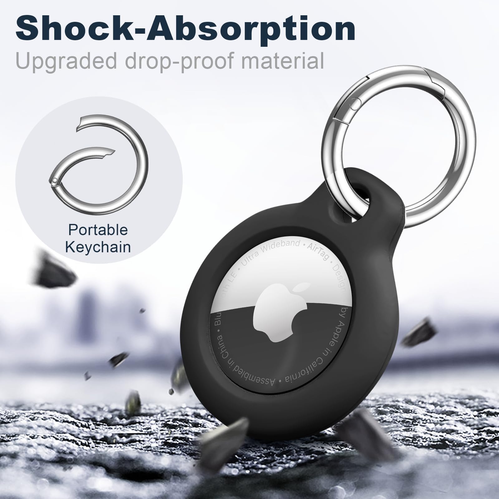 Foto 5 | Funda Portairtags Molosleeve Con Llavero Para Apple Airtags - Venta Internacional.