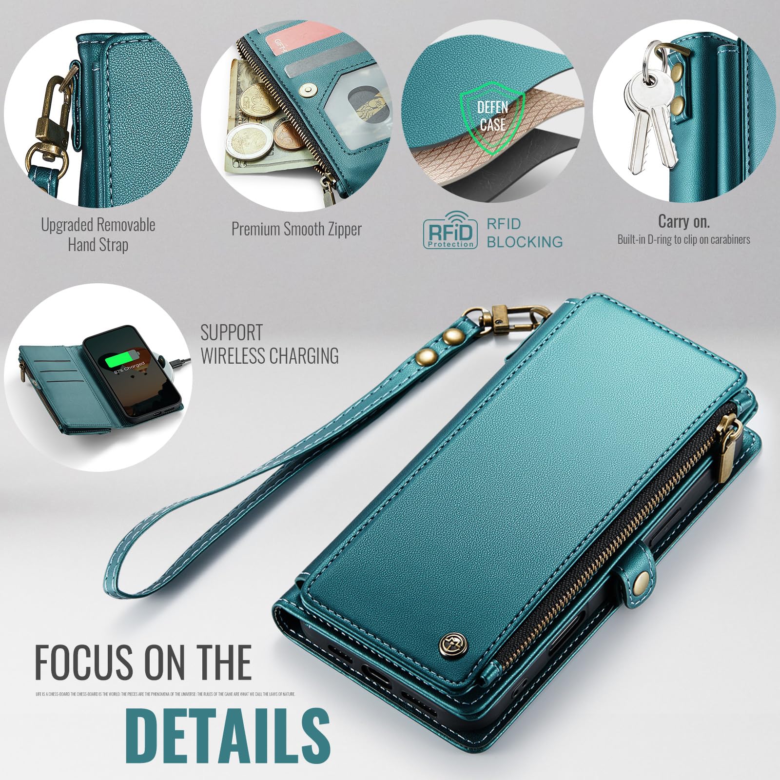 Foto 5 | Funda Wallet Defcase Compatible Con Samsung Galaxy S24 Fe 5g - Venta Internacional.