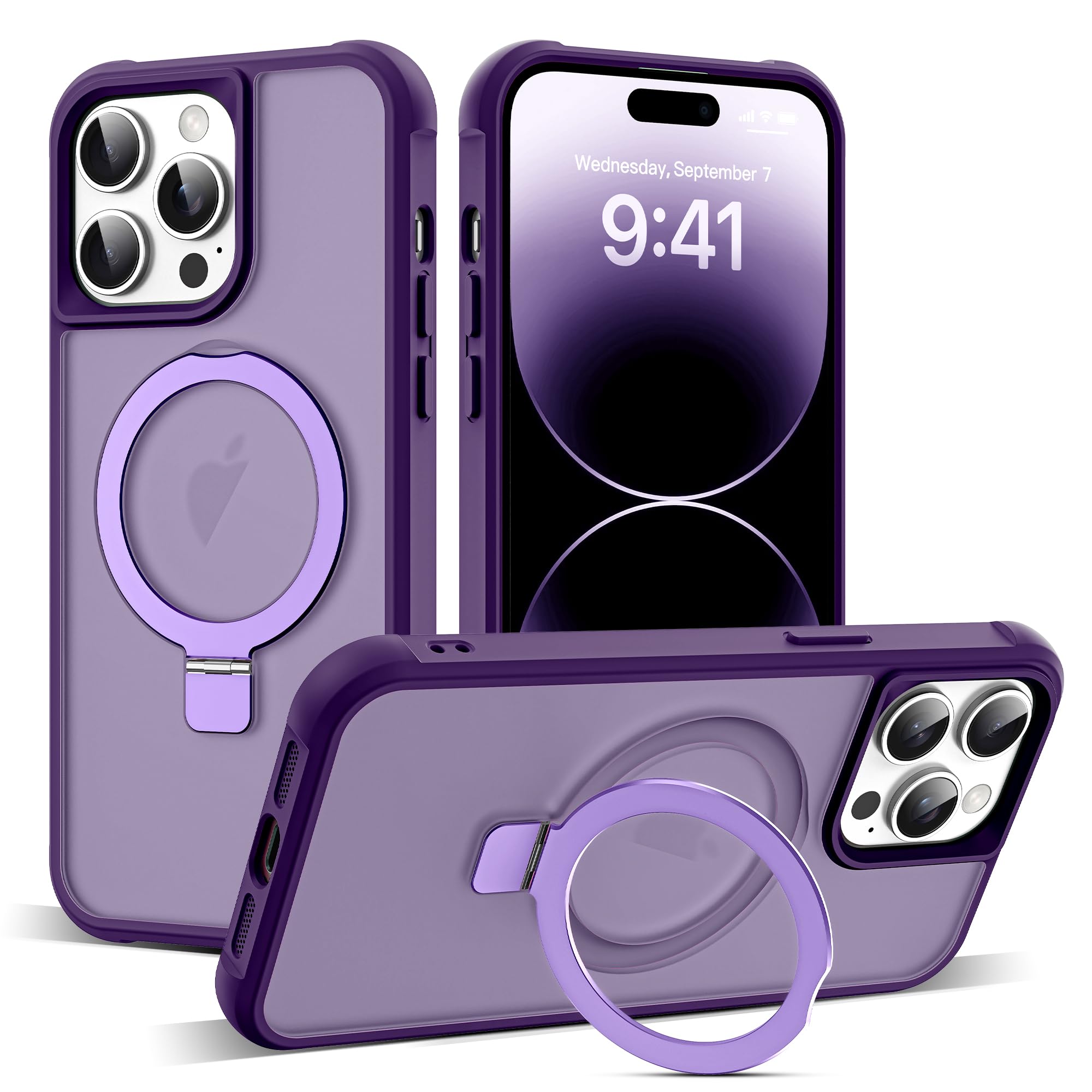 Foto 2 pulgar | Funda De Teléfono Sky-lmw Compatible Con Iphone 14 Pro Max, Color Morado - Venta Internacional.