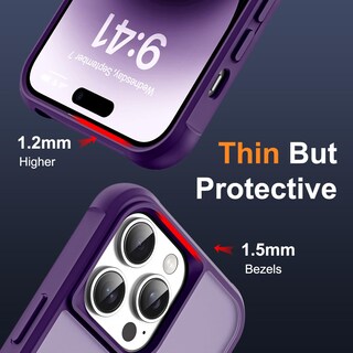 Foto 6 | Funda De Teléfono Sky-lmw Compatible Con Iphone 14 Pro Max, Color Morado - Venta Internacional.