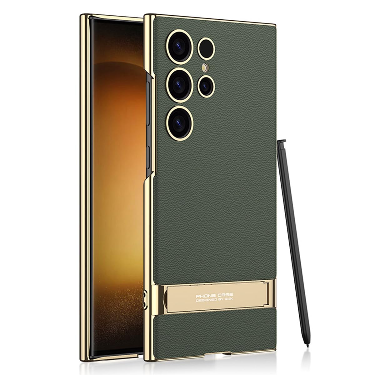Foto 1 | Funda De Piel Fina Miimall Con Soporte Para Samsung Galaxy S24 Ultra - Venta Internacional.