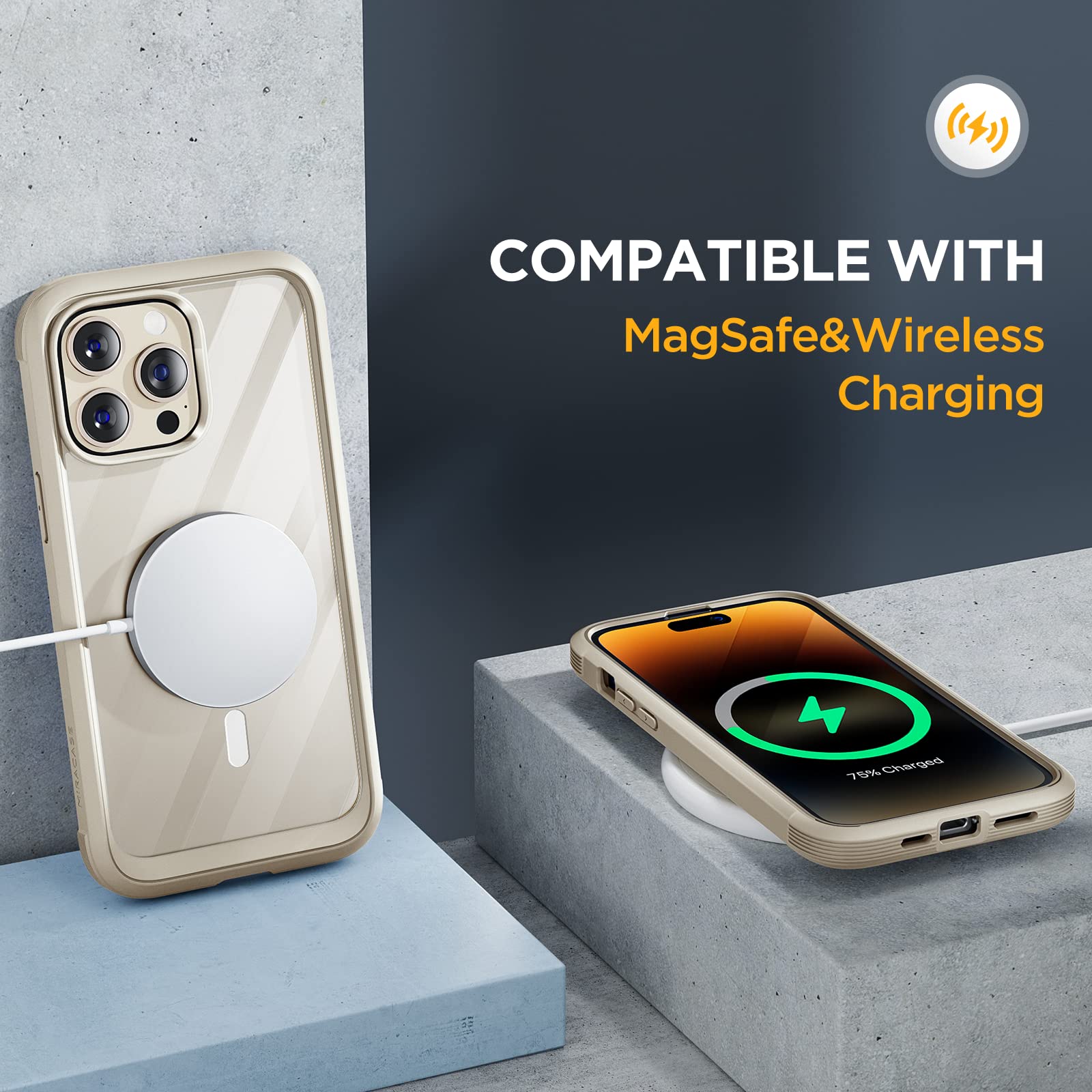 Foto 8 pulgar | Funda Miracase De Cuerpo Completo Para Iphone 14 Pro Magnetic - Venta Internacional.
