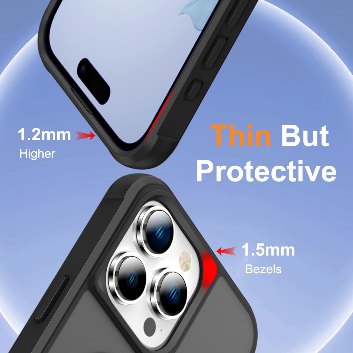 Foto 7 pulgar | Funda De Teléfono Sky-lmw Compatible Con Iphone 14 Pro Max Negra - Venta Internacional.