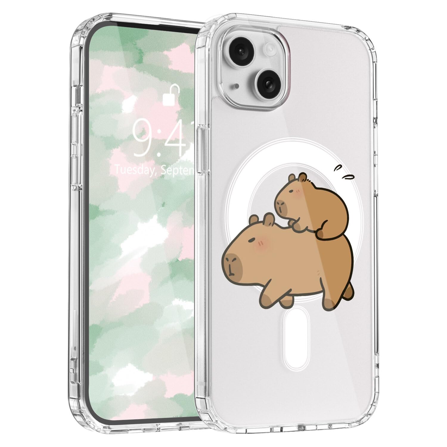 Foto 1 | Funda De Teléfono Luminousguard Para Iphone 14 Plus Con Magsafe Capybara - Venta Internacional.