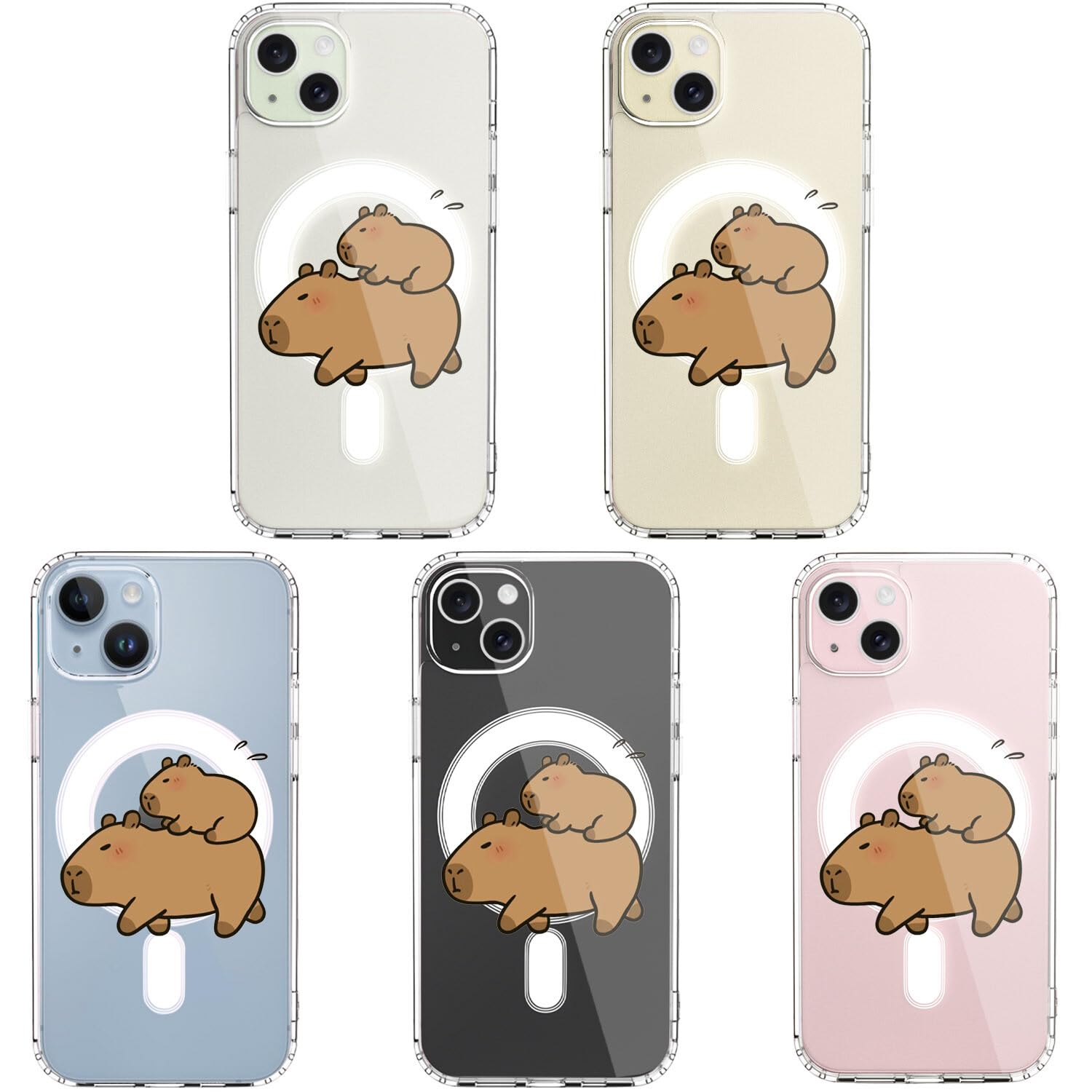 Foto 5 | Funda De Teléfono Luminousguard Para Iphone 14 Plus Con Magsafe Capybara - Venta Internacional.