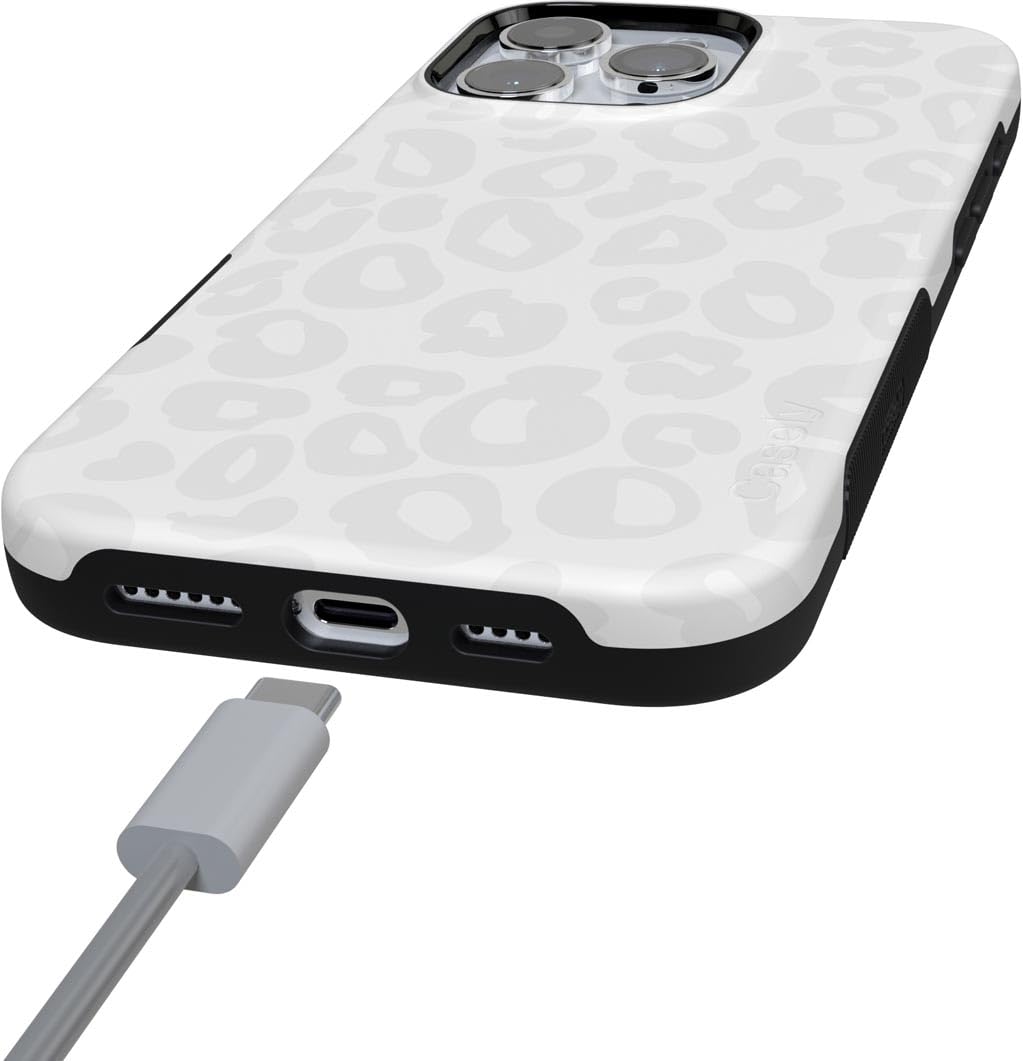 Foto 2 | Funda De Teléfono Casely Into The Wild White Snow Leopard Para Iphone 16 Pro Max - Venta Internacional.
