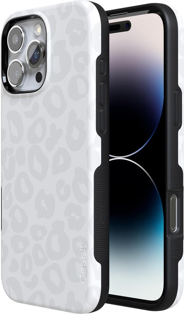 Foto 3 | Funda De Teléfono Casely Into The Wild White Snow Leopard Para Iphone 16 Pro Max - Venta Internacional.