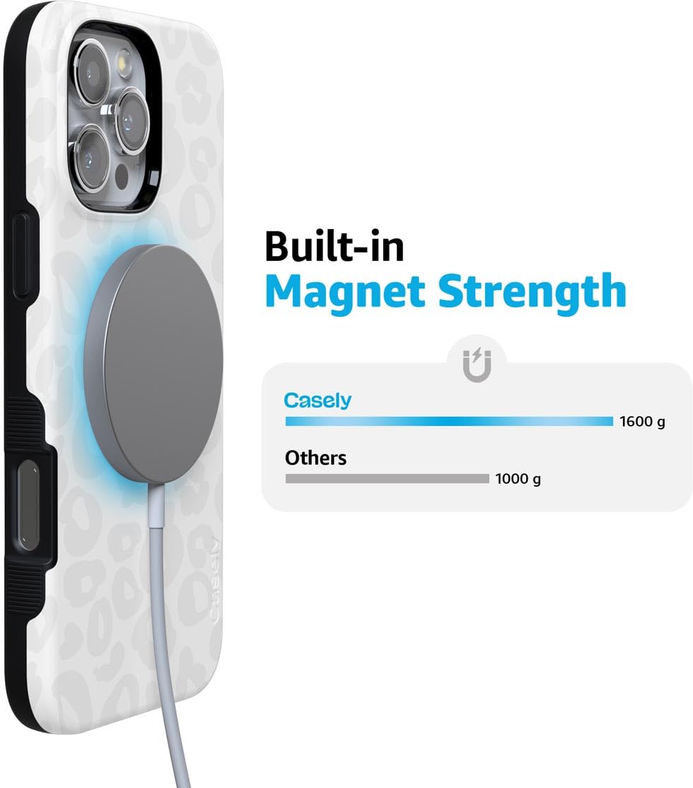 Foto 6 | Funda De Teléfono Casely Into The Wild White Snow Leopard Para Iphone 16 Pro Max - Venta Internacional.