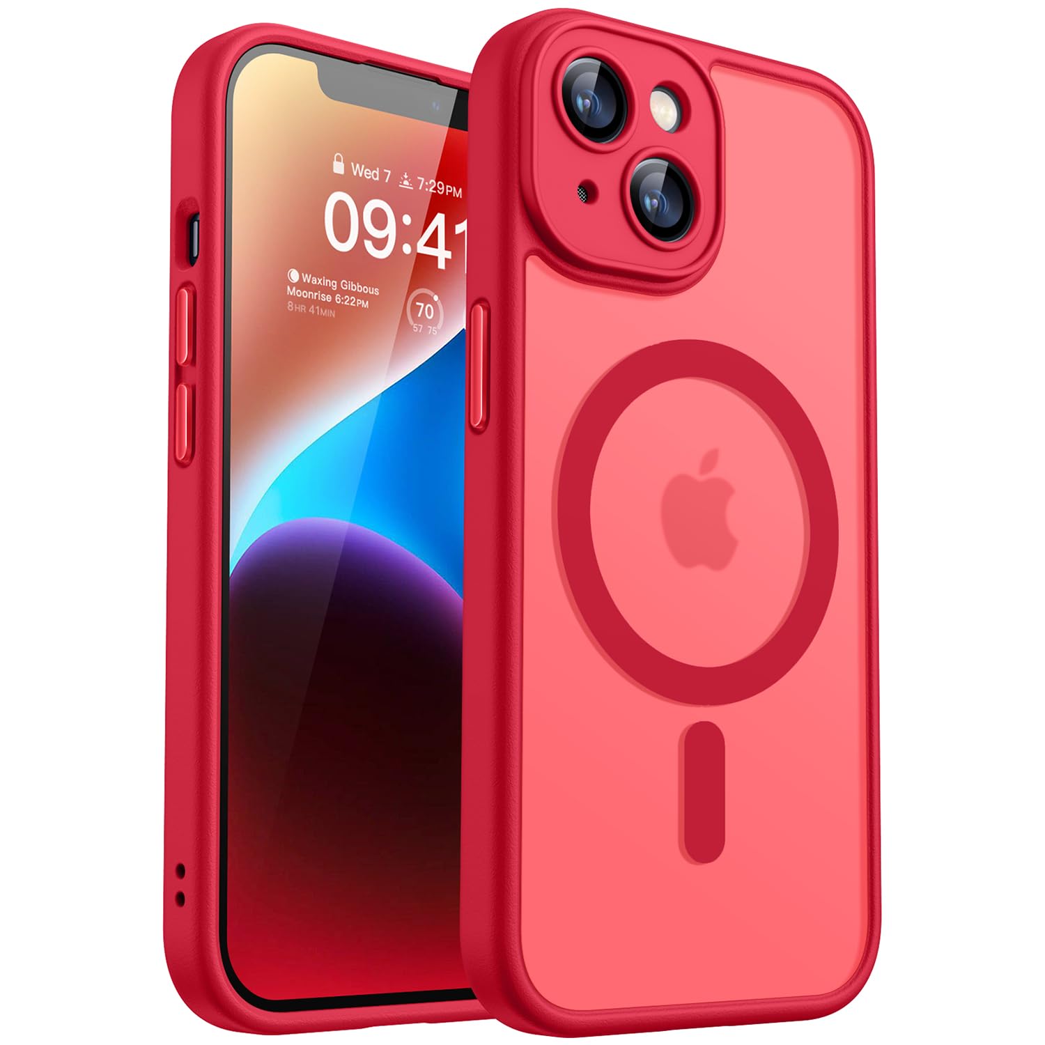 Foto 1 | Funda Magnética Canshn Para Iphone 14 6.1 - Roja - Venta Internacional.