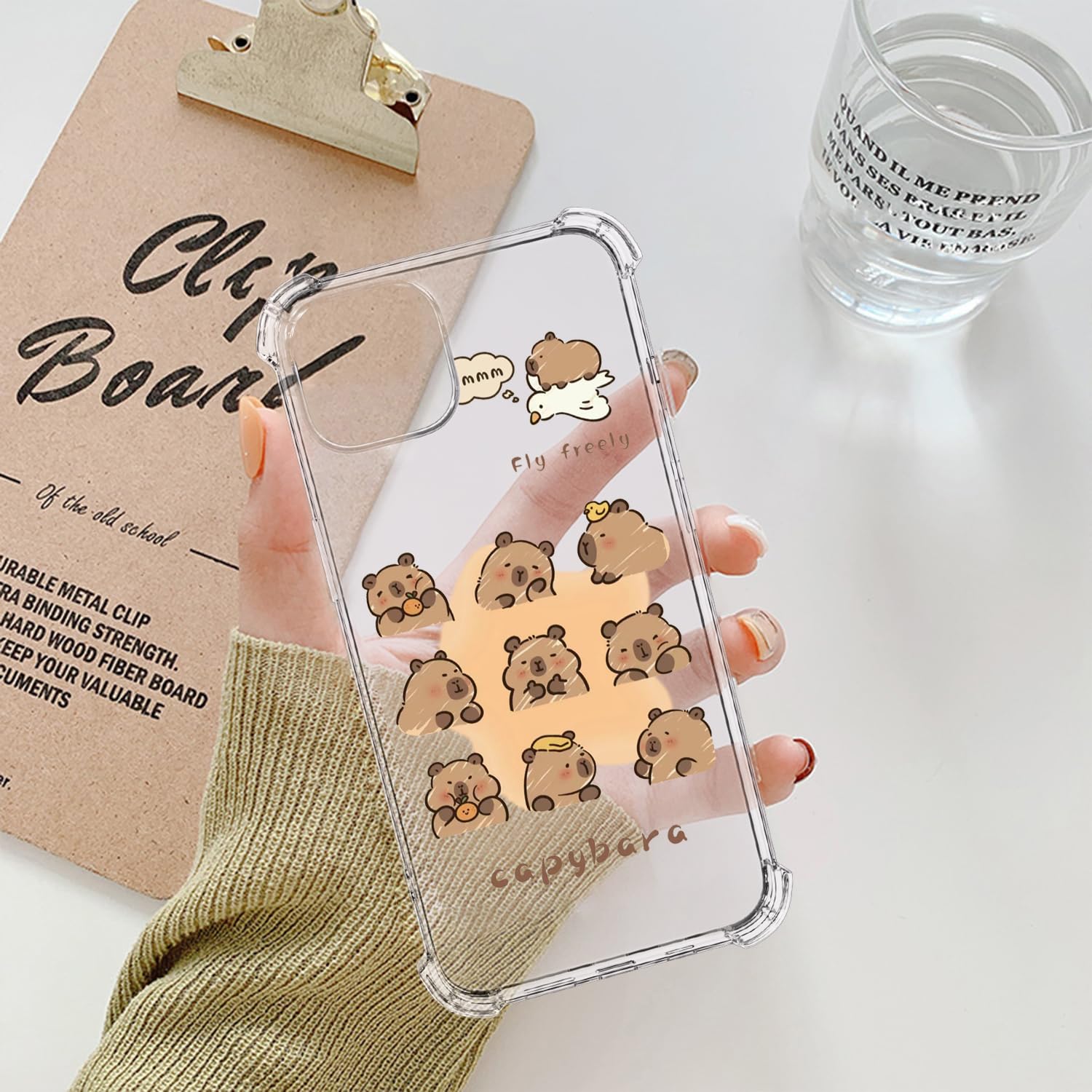 Foto 2 | Funda De Teléfono Luminousguard Para Iphone 15 Cute Kawaii Capybara - Venta Internacional.