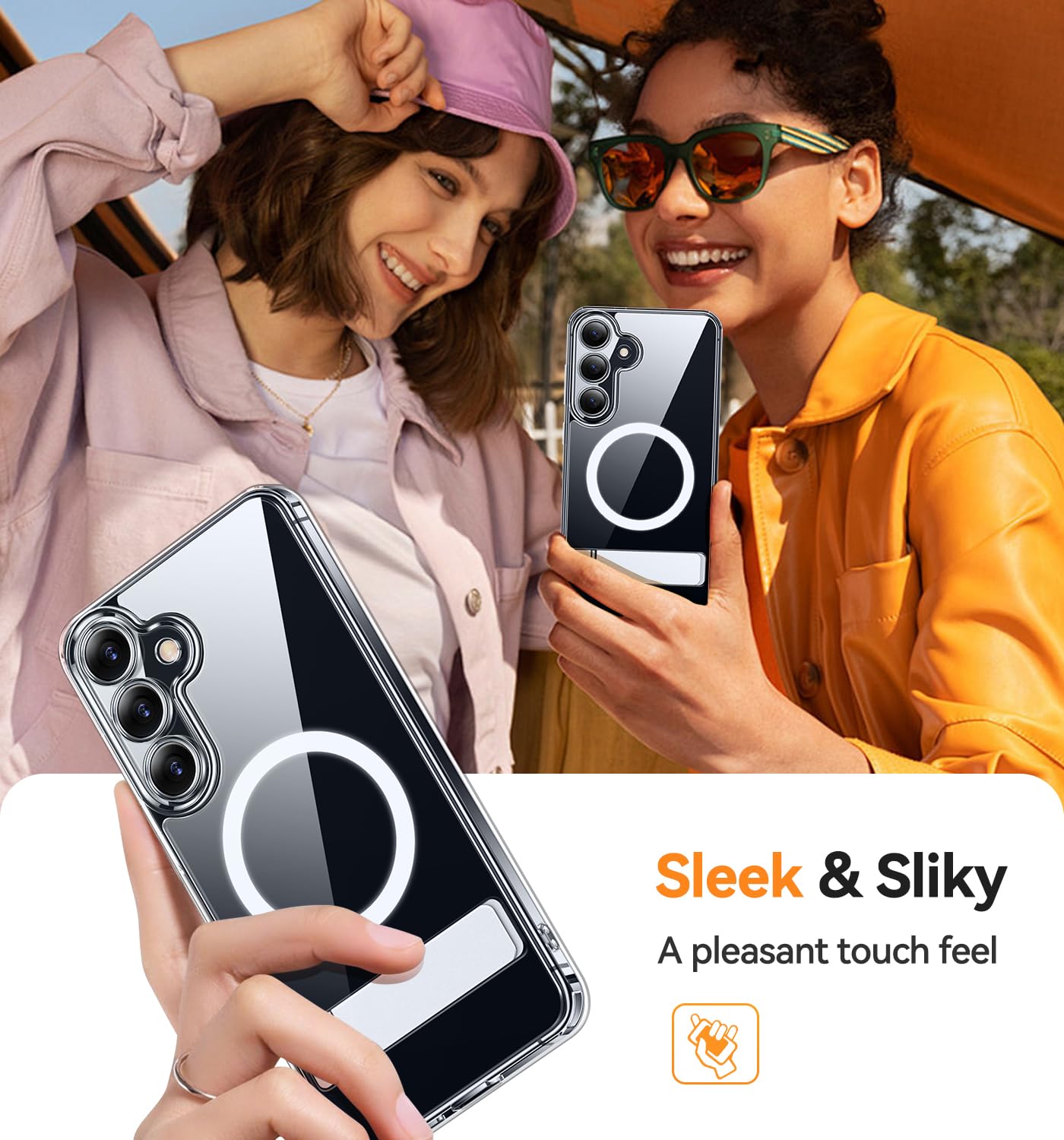 Foto 8 pulgar | Funda De Teléfono Canshn Para Samsung Galaxy S25 Plus Con Soporte - Venta Internacional.
