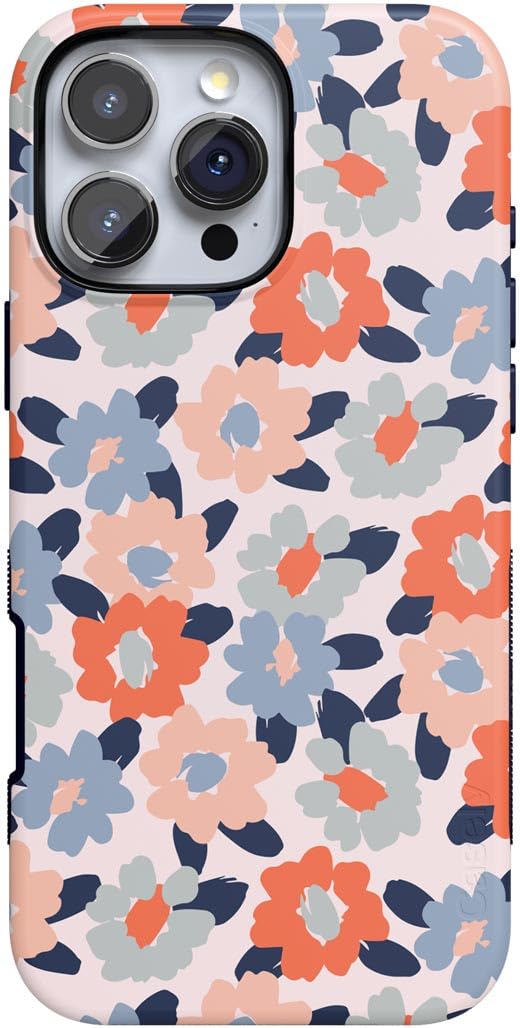 Foto 1 | Funda De Teléfono Casely Field Of Flowers Con Estampado Floral Pastel Para Iphone 16 Pro - Venta Internacional.