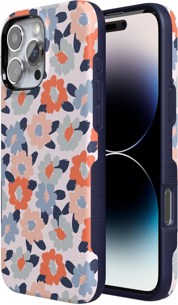 Foto 4 | Funda De Teléfono Casely Field Of Flowers Con Estampado Floral Pastel Para Iphone 16 Pro - Venta Internacional.