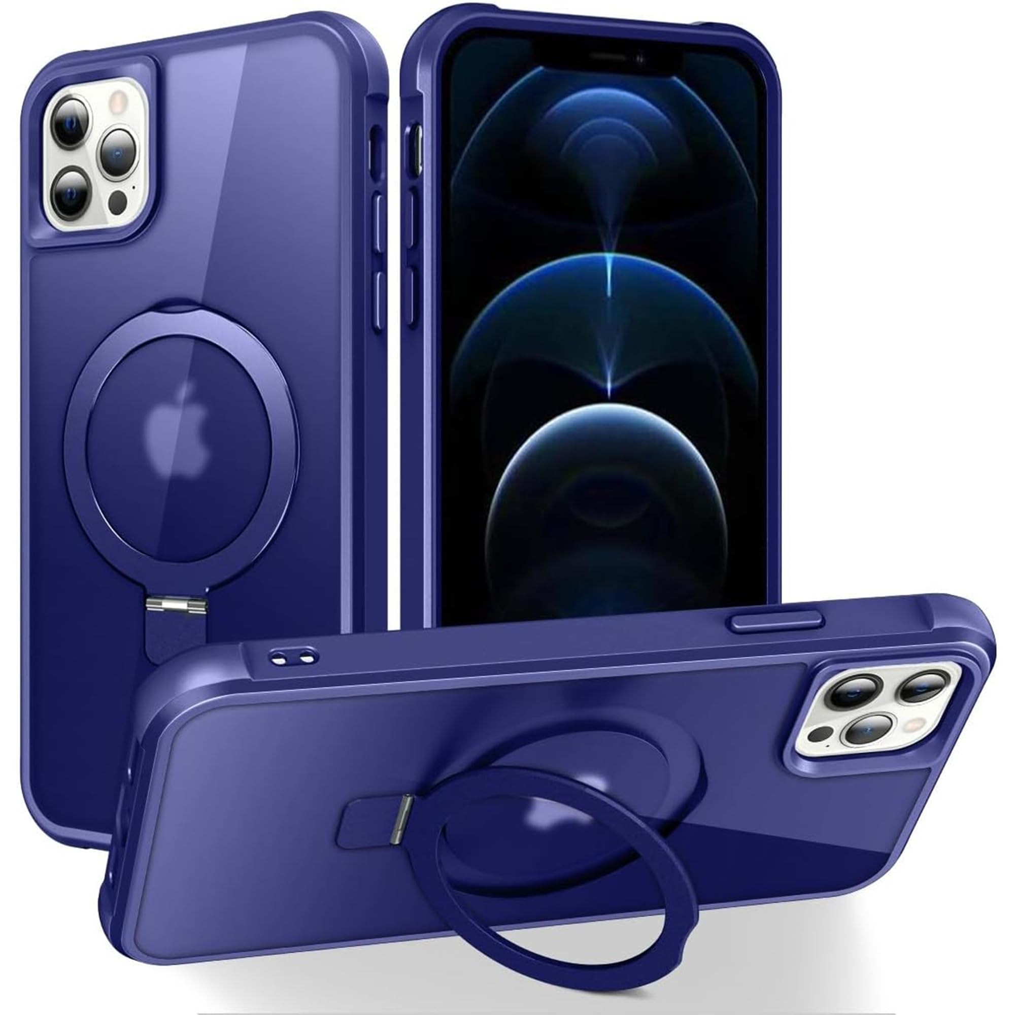 Funda De Teléfono Skylmw Compatible Con Iphone 12/12 Pro 6.1 Navy - Venta Internacional.