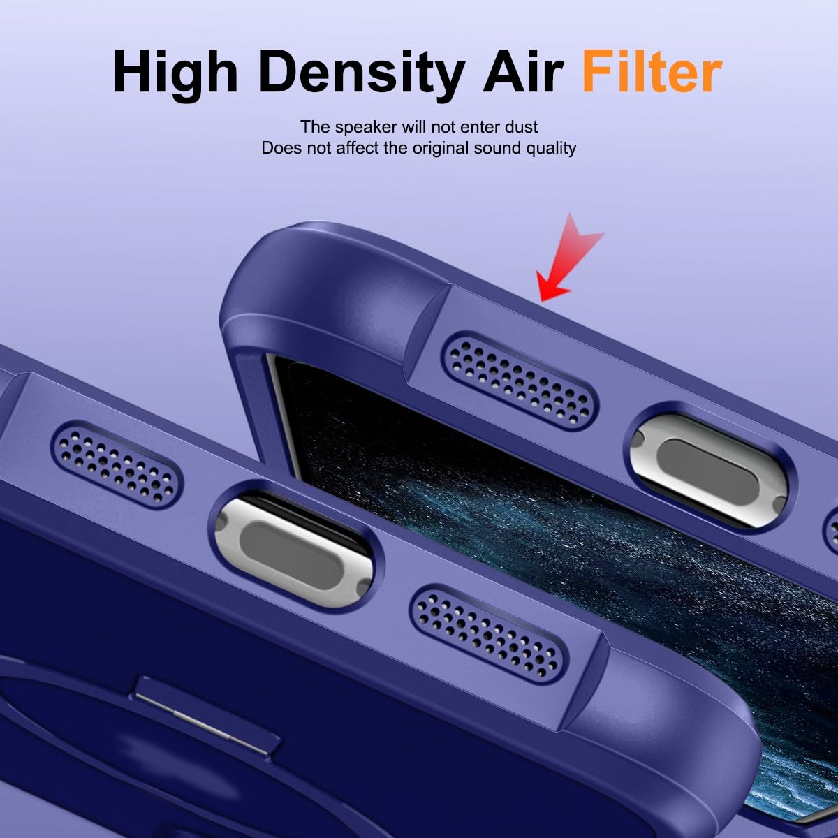 Foto 7 | Funda De Teléfono Skylmw Compatible Con Iphone 12/12 Pro 6.1 Navy - Venta Internacional.