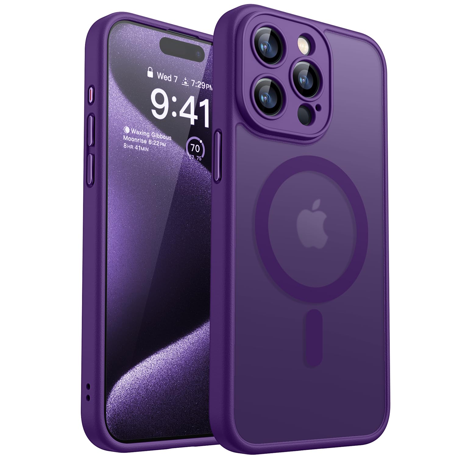 Foto 2 pulgar | Funda Magnética Canshn Compatible Con Iphone 15 Pro De 6.1 Pulgadas - Venta Internacional.