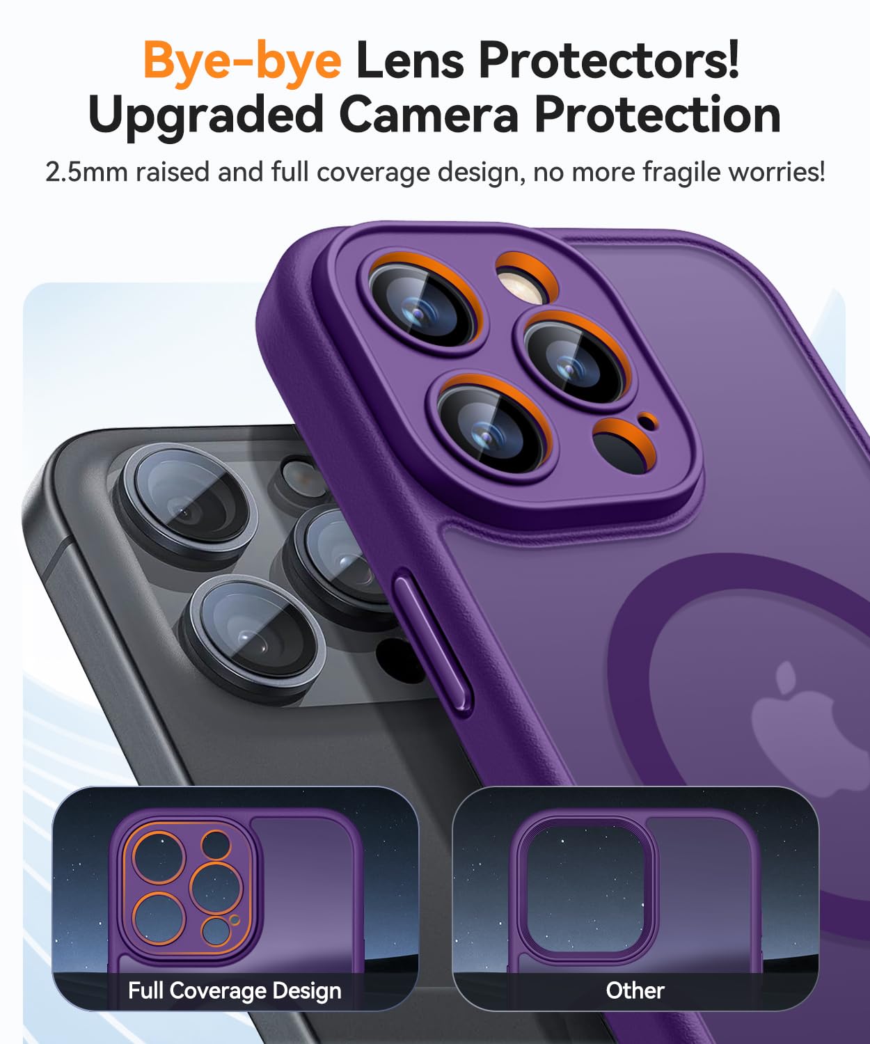 Foto 4 pulgar | Funda Magnética Canshn Compatible Con Iphone 15 Pro De 6.1 Pulgadas - Venta Internacional.
