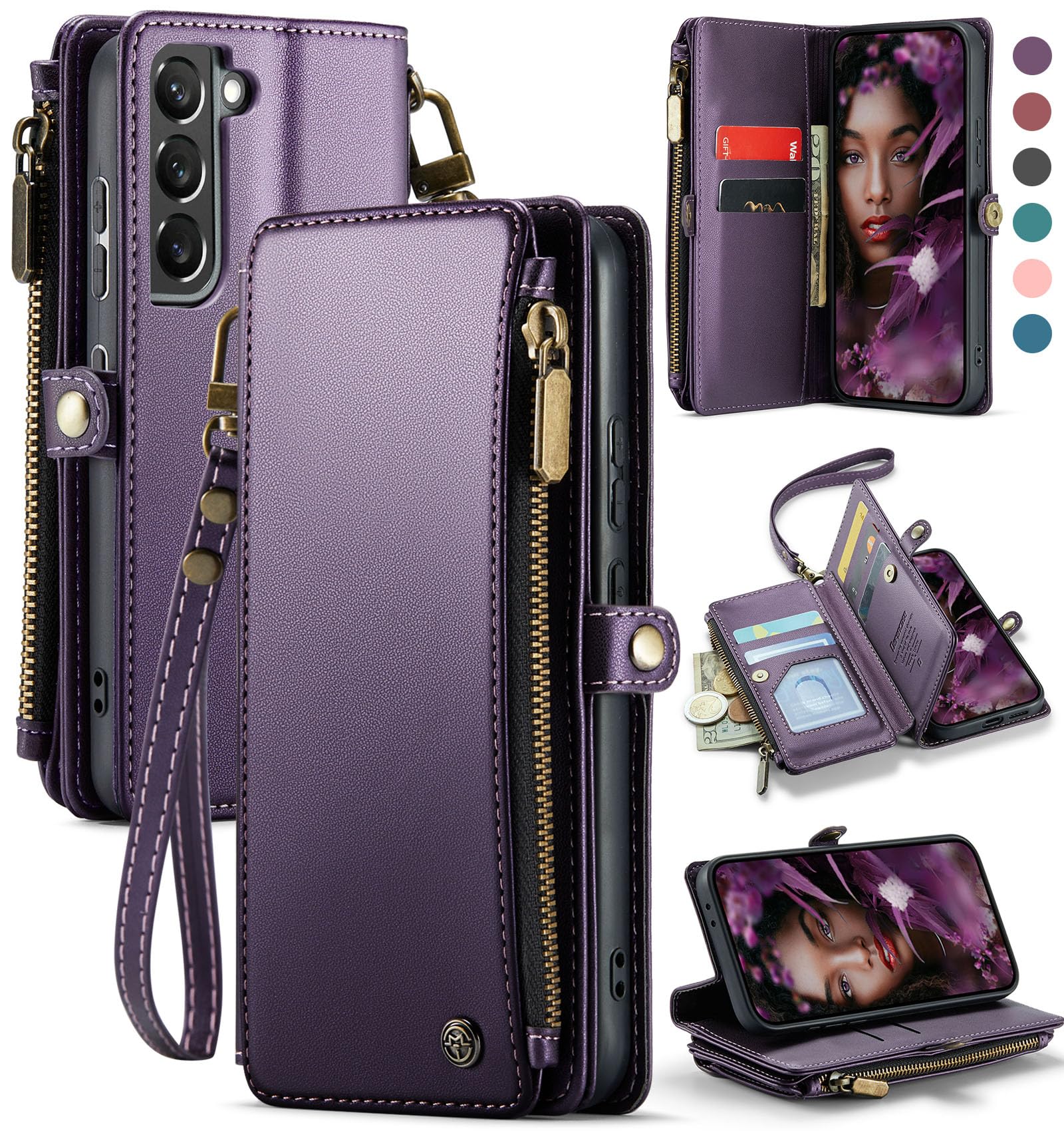 Foto 1 | Funda Wallet Defcase Compatible Con Samsung Galaxy S21 5g - Venta Internacional.