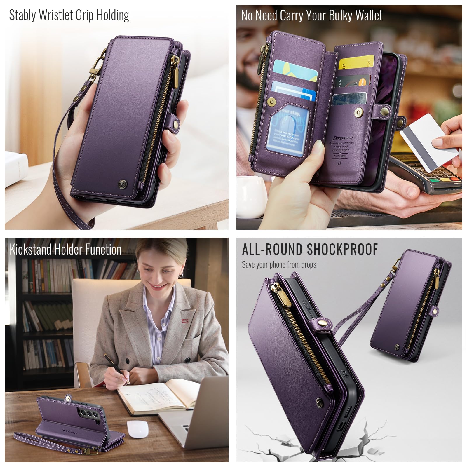 Foto 5 pulgar | Funda Wallet Defcase Compatible Con Samsung Galaxy S21 5g - Venta Internacional.