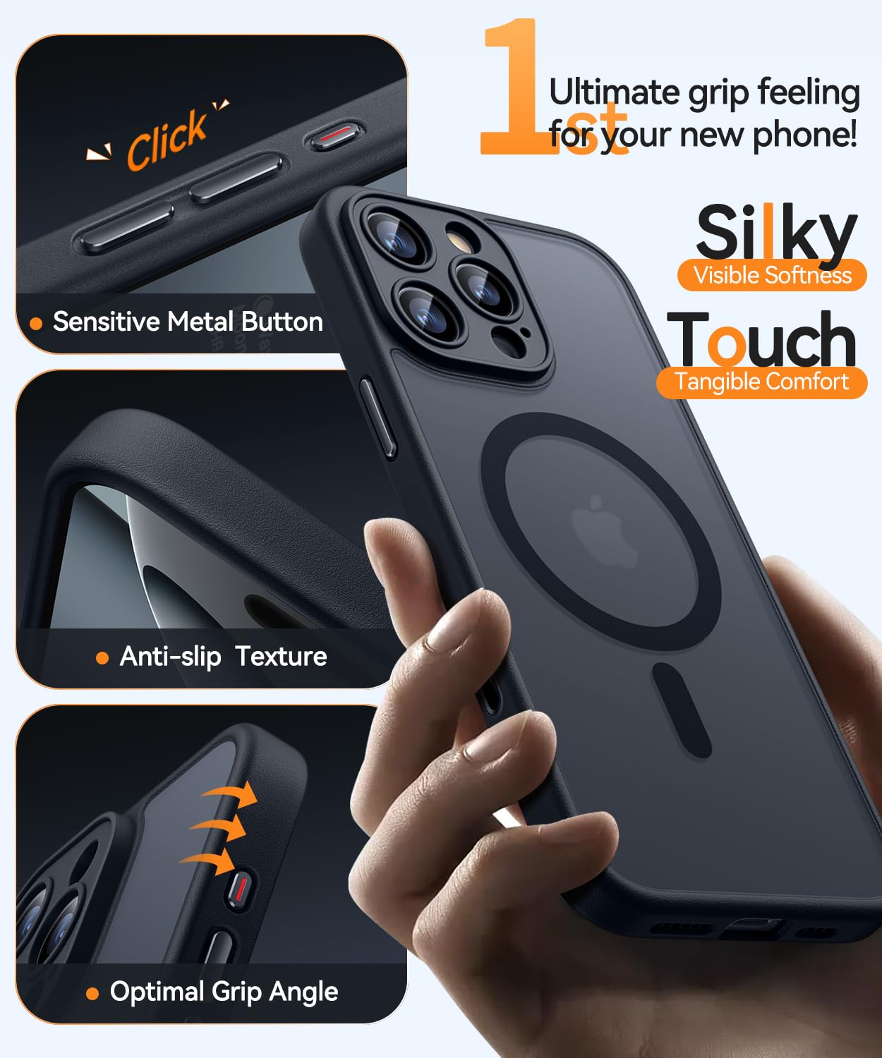 Foto 7 pulgar | Funda Magnética Canshn Compatible Con Iphone 16 Pro De 6.3 Pulgadas - Venta Internacional.