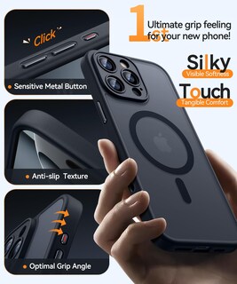 Foto 6 | Funda Magnética Canshn Compatible Con Iphone 16 Pro De 6.3 Pulgadas - Venta Internacional.