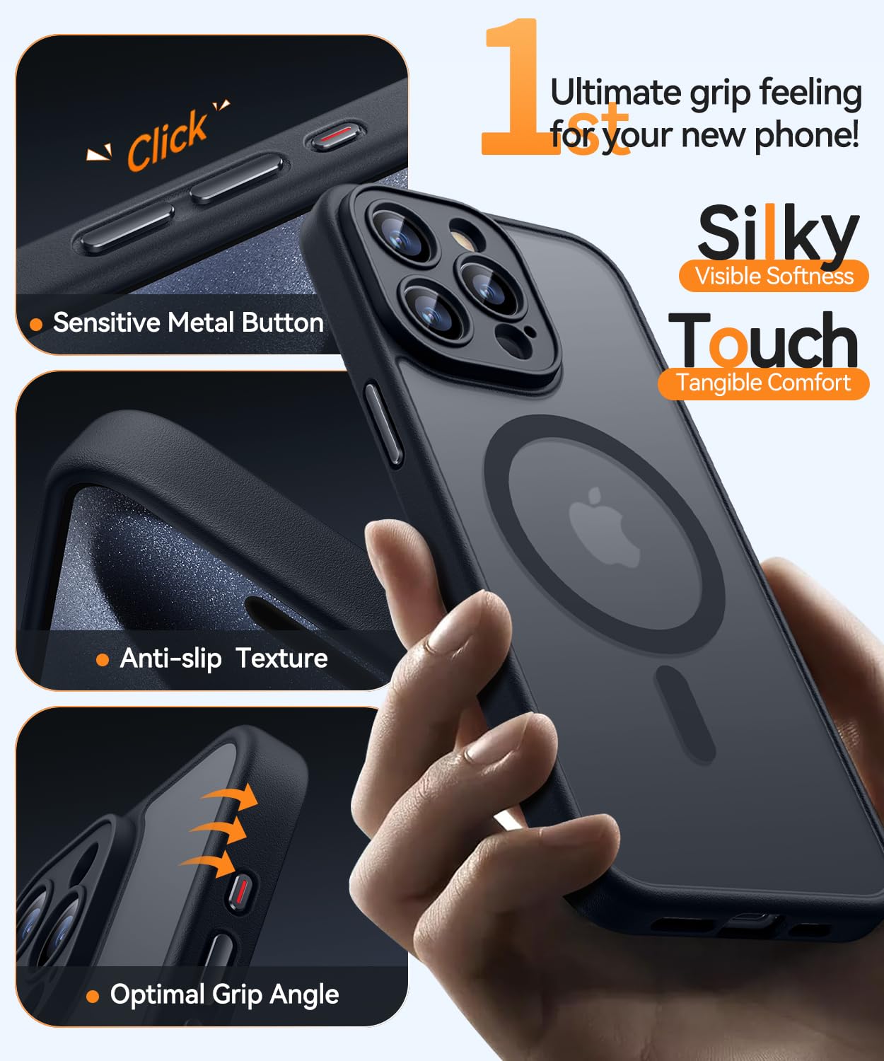 Foto 6 pulgar | Funda Magnética Canshn Compatible Con Iphone 15 Pro Max - Venta Internacional.