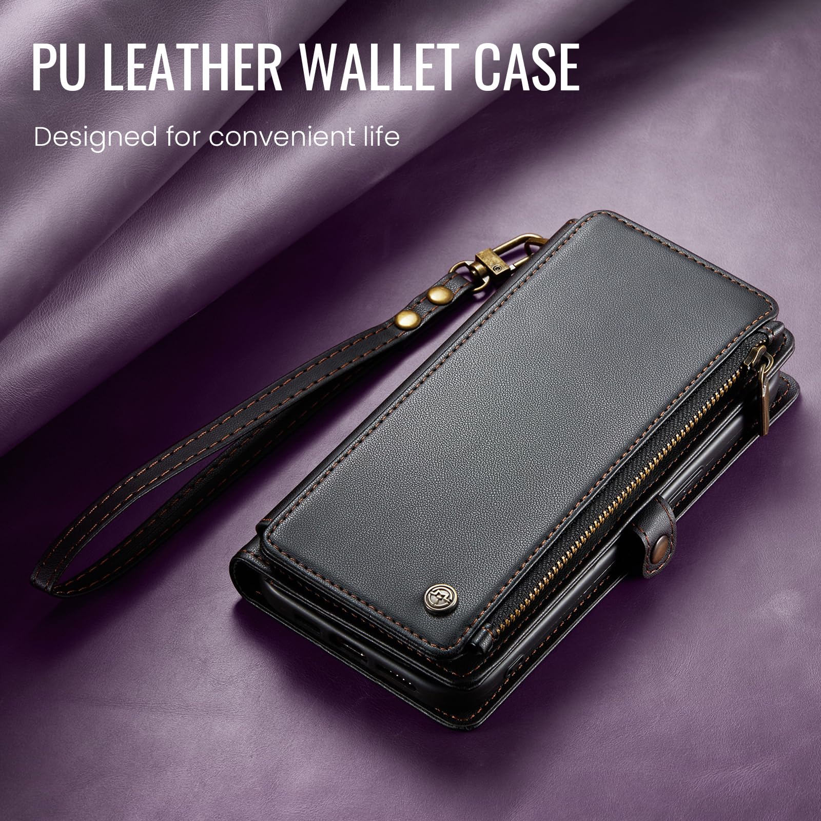 Foto 8 pulgar | Funda Wallet Defense Compatible Con Iphone 14 Plus, Color Negro - Venta Internacional.