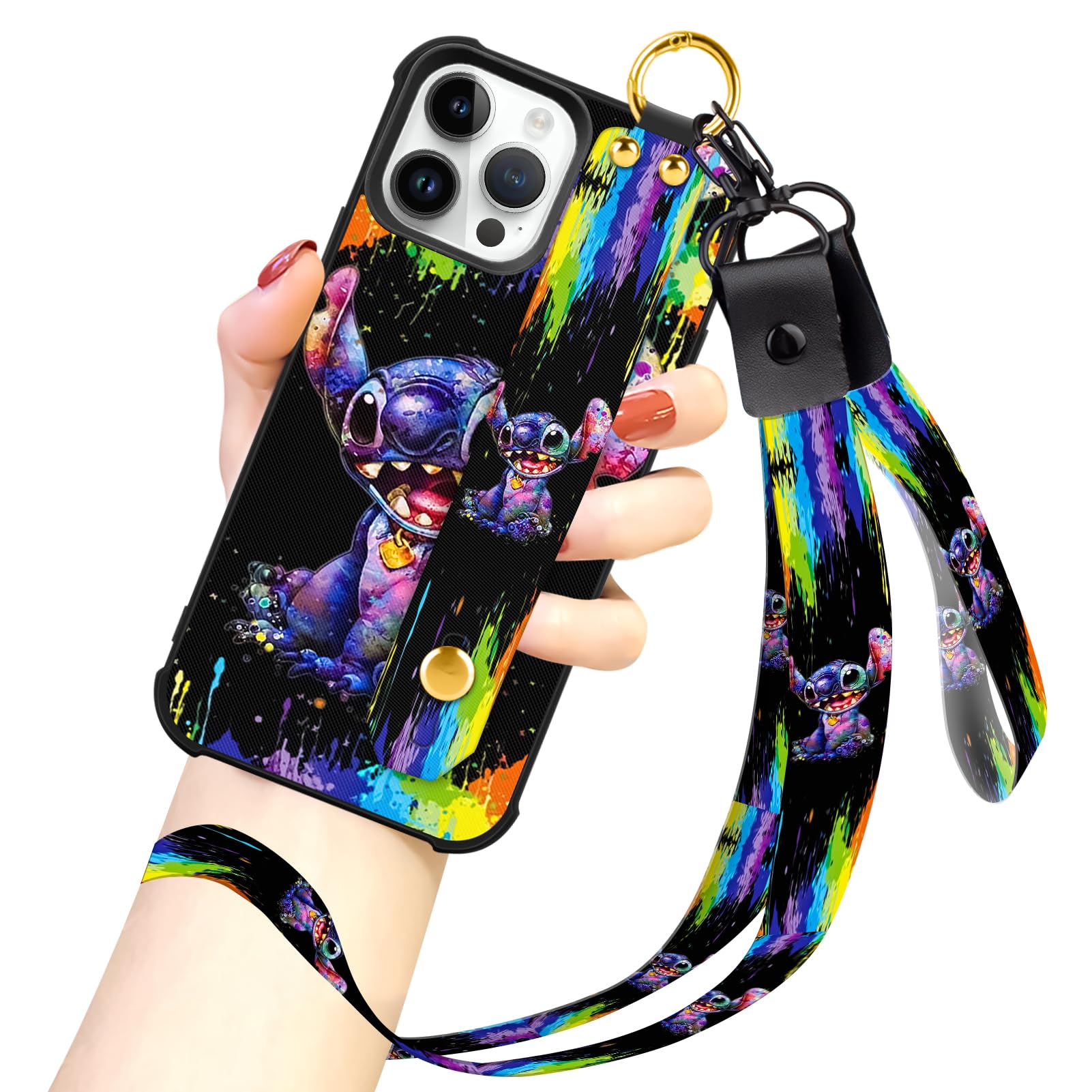 Foto 1 | Funda De Teléfono Cuwana Cartoon Para Iphone 15 Pro Max Con Cordón - Venta Internacional.