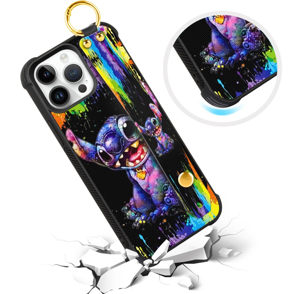Foto 2 | Funda De Teléfono Cuwana Cartoon Para Iphone 15 Pro Max Con Cordón - Venta Internacional.