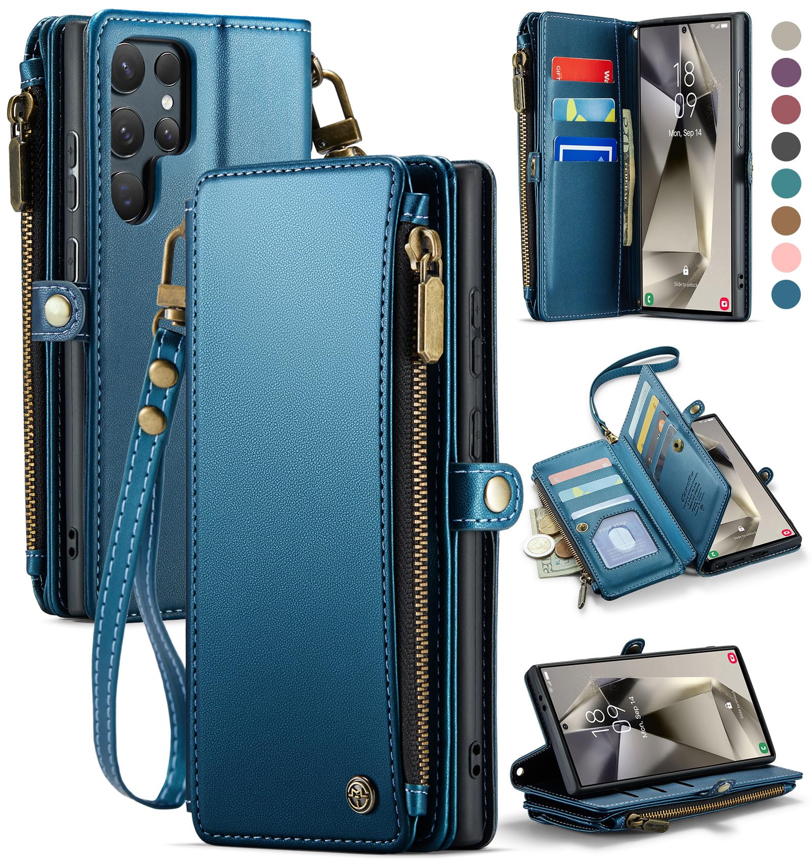 Foto 2 pulgar | Funda Wallet Defcase Compatible Con Samsung Galaxy S24 Ultra - Venta Internacional.
