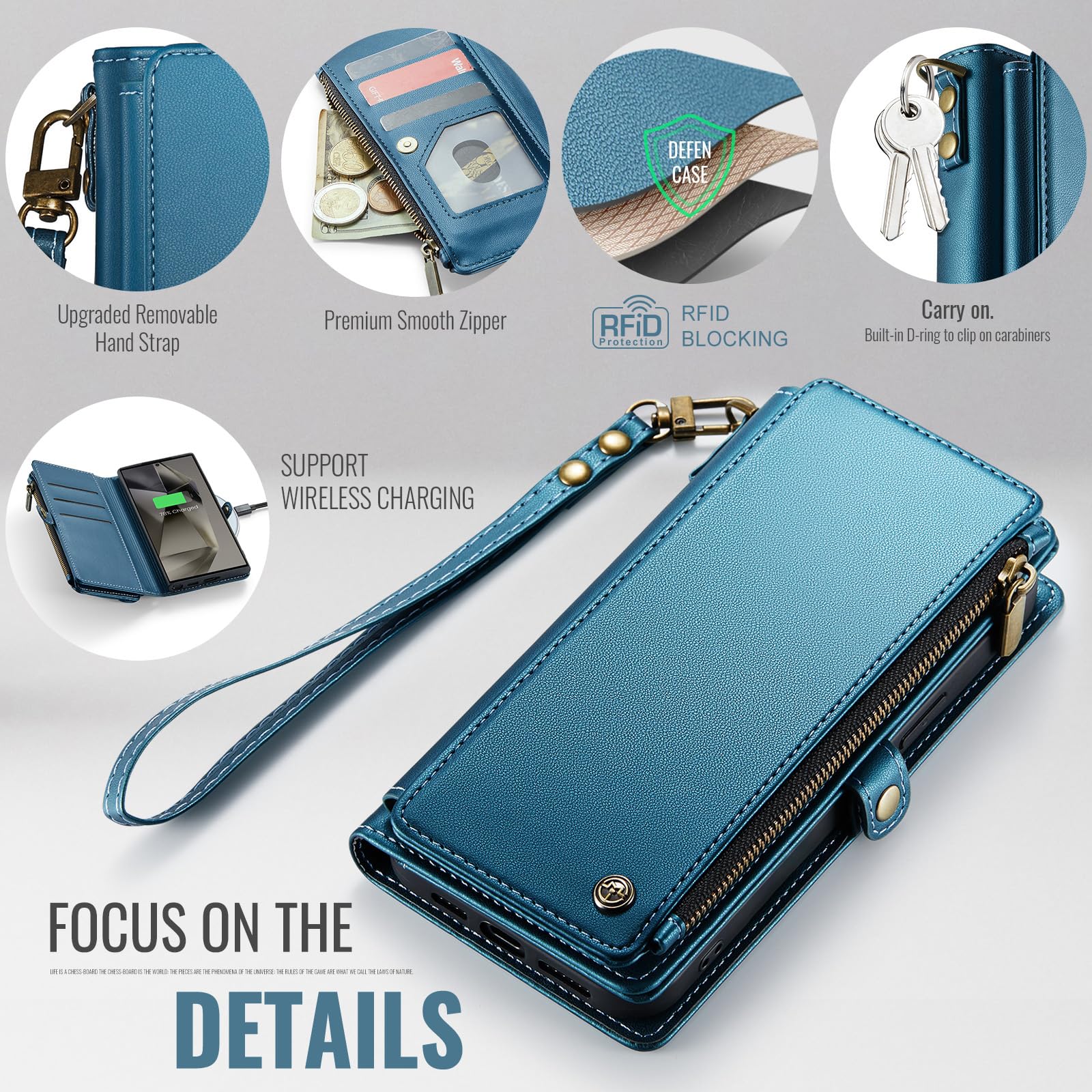 Foto 5 | Funda Wallet Defcase Compatible Con Samsung Galaxy S24 Ultra - Venta Internacional.