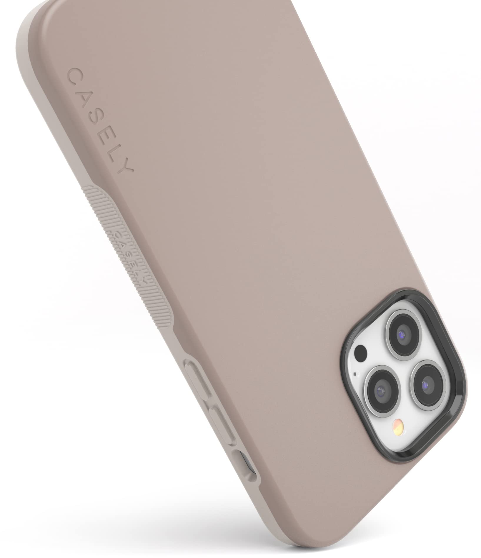 Foto 3 pulgar | Funda De Teléfono Casely Para Iphone 13 Pro Max, Color Topo Sobre Color Nude - Venta Internacional.