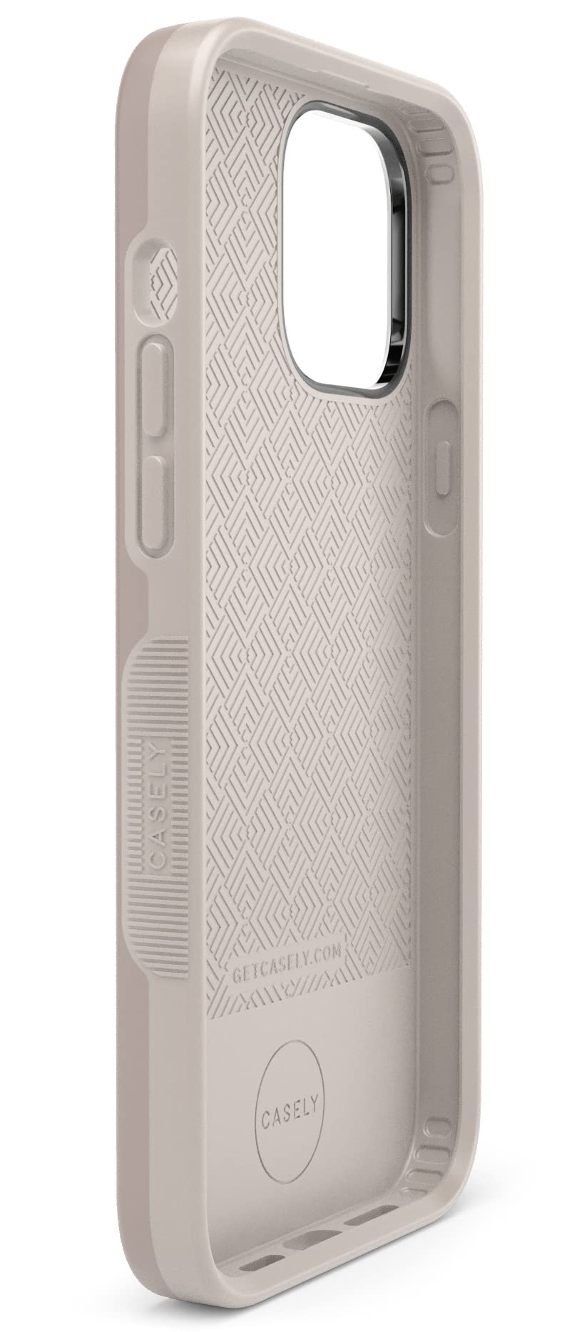 Foto 4 pulgar | Funda De Teléfono Casely Para Iphone 13 Pro Max, Color Topo Sobre Color Nude - Venta Internacional.