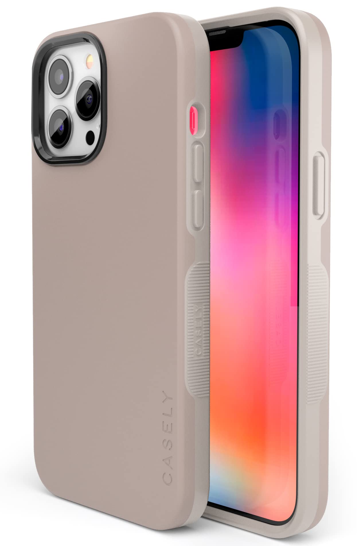 Foto 5 | Funda De Teléfono Casely Para Iphone 13 Pro Max, Color Topo Sobre Color Nude - Venta Internacional.