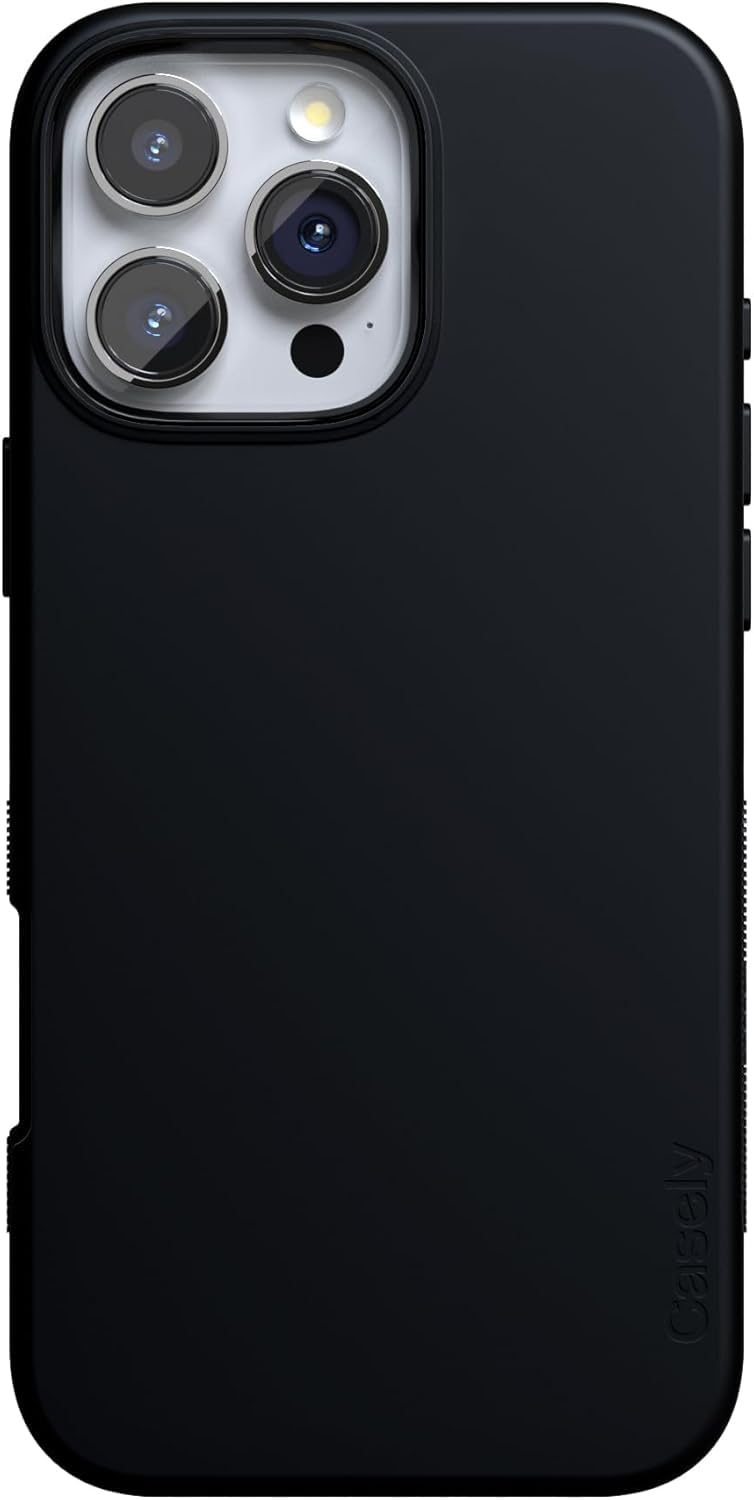 Funda Para Teléfono Casely Bold Collection Negra Sobre Negro Para Iphone 16 Pro - Venta Internacional.