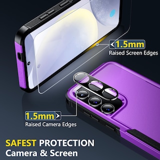 Foto 3 | Funda De Teléfono Spidercase Para Samsung Galaxy S24 Plus 2024 Morado - Venta Internacional.